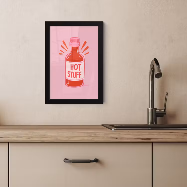 KitchenYeah - Cucina - Cornice per foto - Salsa rossa piccante - Grafica — 2