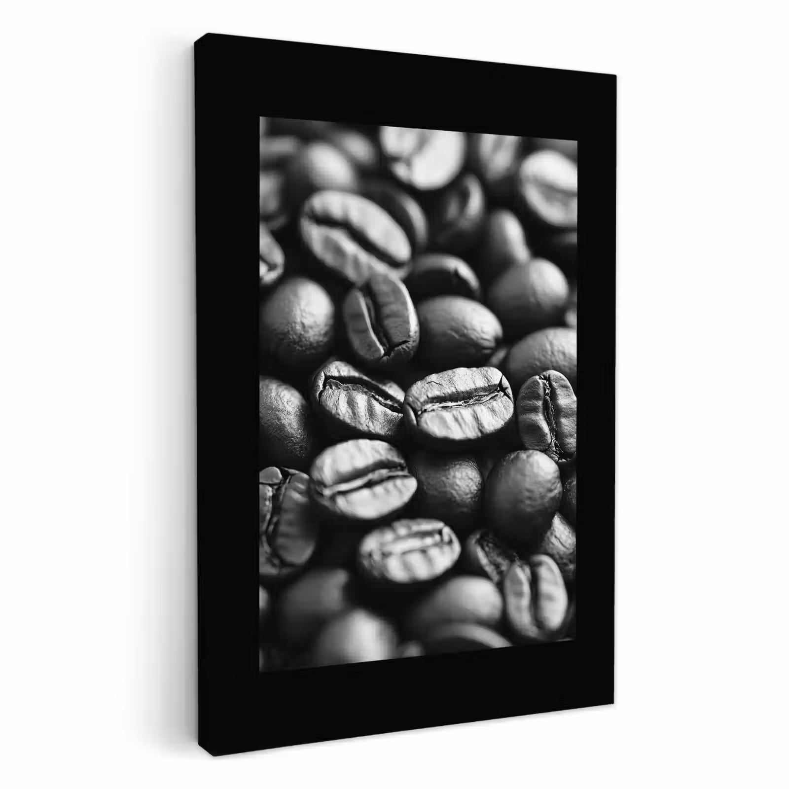 Dipinti su tela - Chicchi di caffè - Nero - Vintage — 1