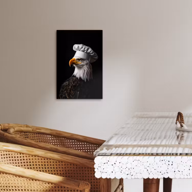Dipinti su tela - Aquila - America - Cappello da cuoco - Uccello - Fiero — 3