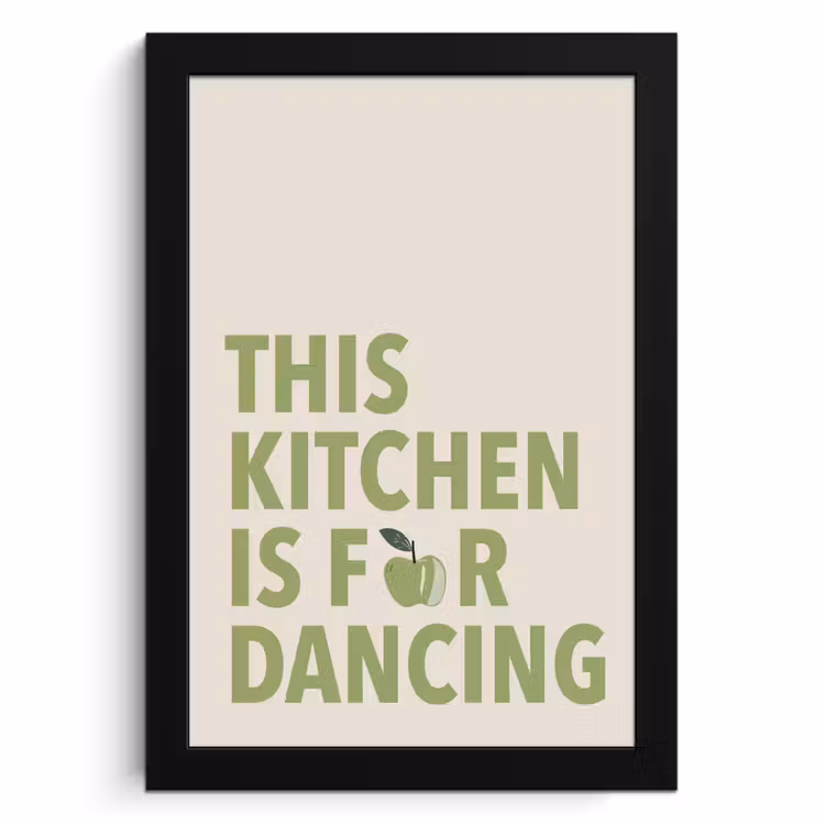 KitchenYeah - Cucina - Cornice per foto - Citazione - Apple - Illustrazione — 1