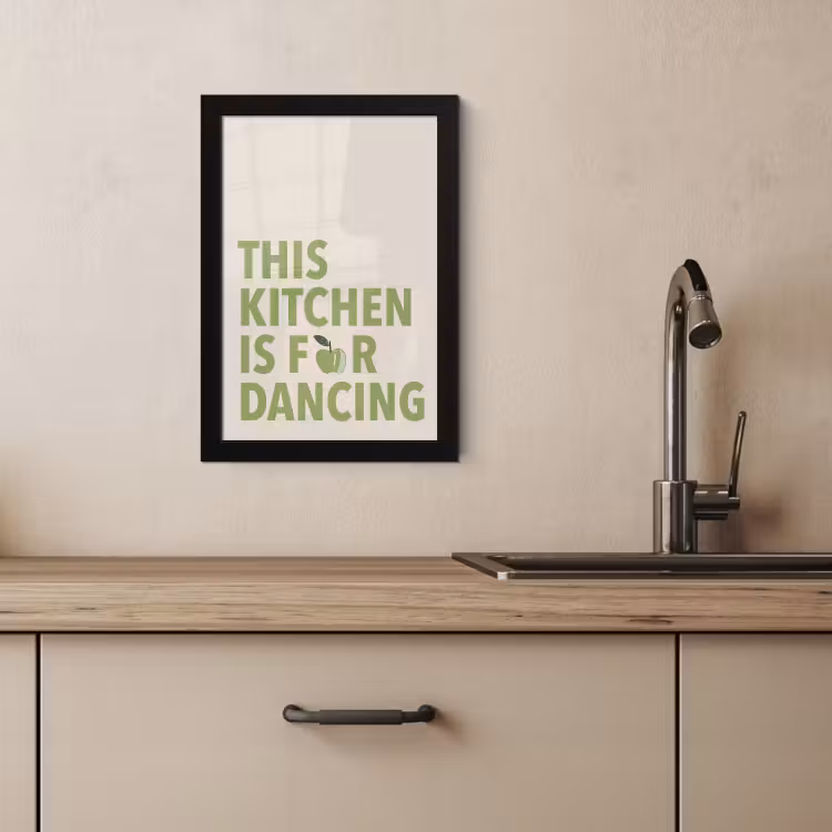 KitchenYeah - Cucina - Cornice per foto - Citazione - Apple - Illustrazione — 3
