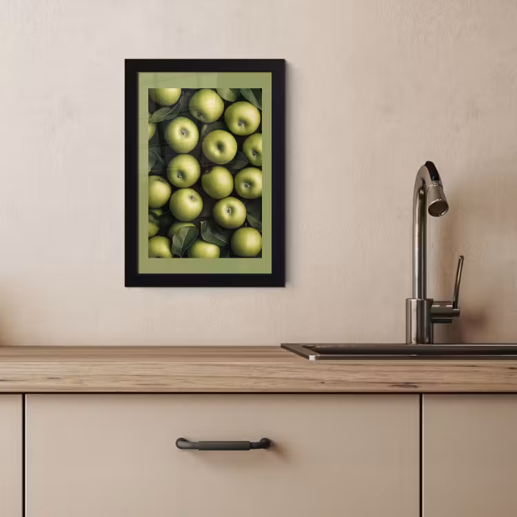 KitchenYeah - Cucina - Cornice per foto - Mele - verdi - foglie — 3