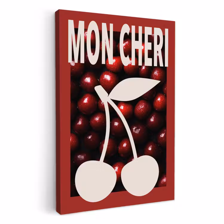 Dipinti su tela - Ciliegie - Illustrazione - Rosso — 1