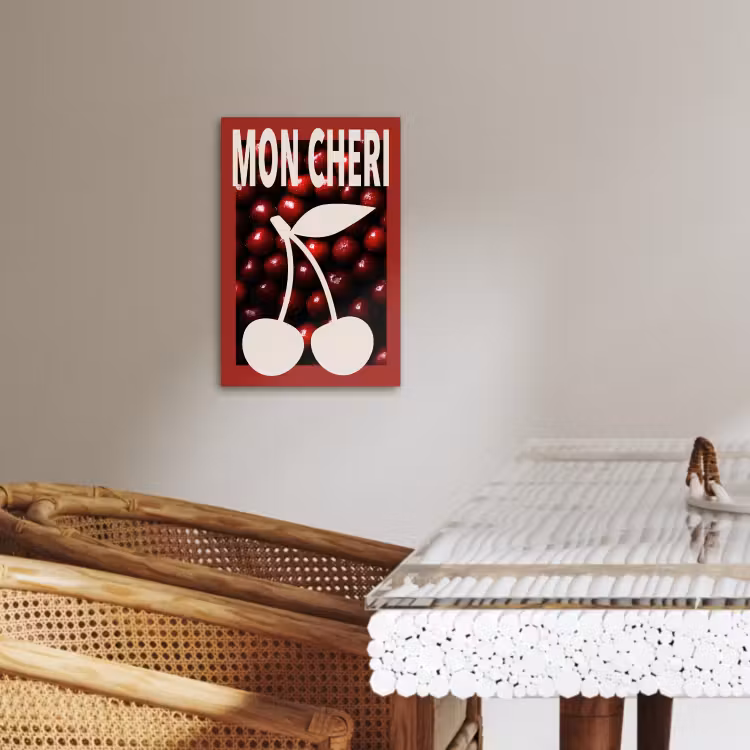 Dipinti su tela - Ciliegie - Illustrazione - Rosso — 3