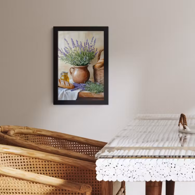 KitchenYeah - Cucina - Cornice per foto - Lavanda - Pane - Natura morta — 2