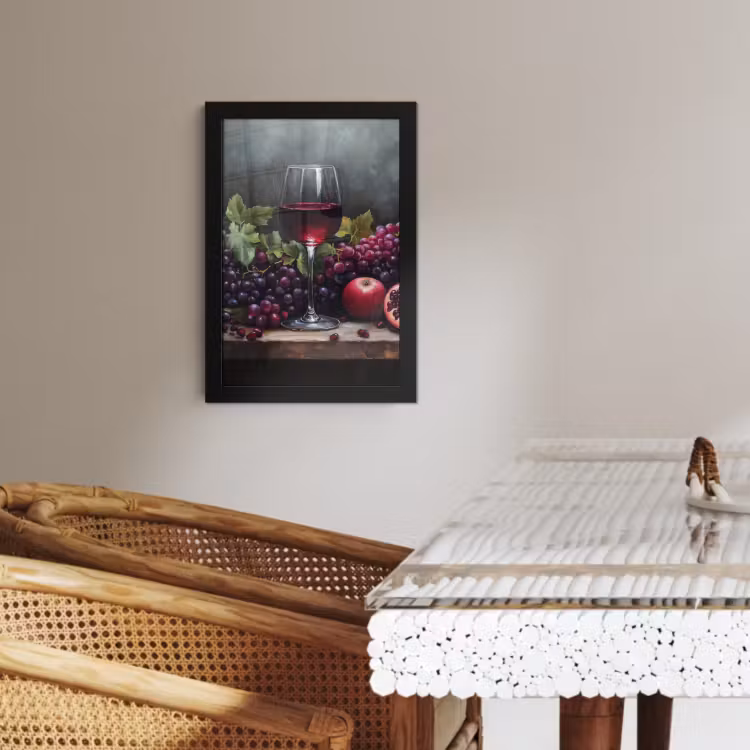 KitchenYeah - Cucina - Cornice per foto - Vino - Frutta - Natura morta — 2