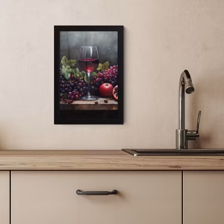 KitchenYeah - Cucina - Cornice per foto - Vino - Frutta - Natura morta — 4