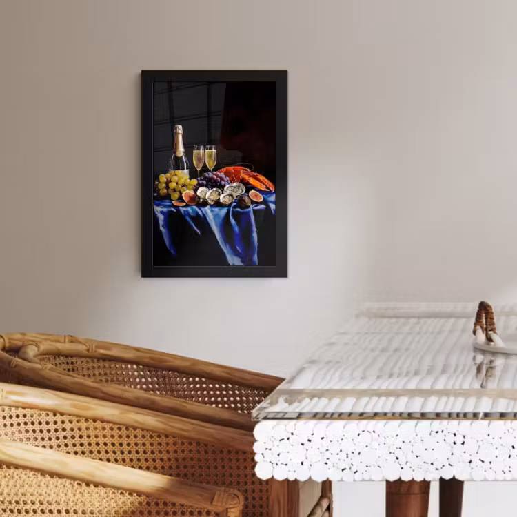 KitchenYeah - Cucina - Cornice per foto - Champagne - Lusso - Ostriche — 3