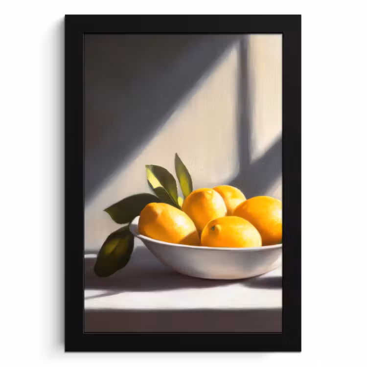 KitchenYeah - Cucina - Cornice per foto - Limoni - Natura morta - Giallo — 1