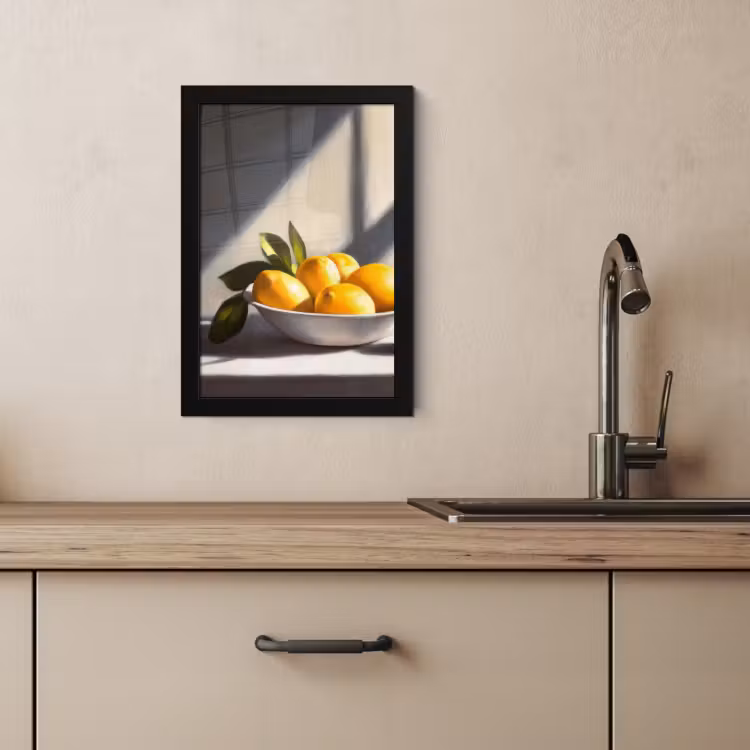 KitchenYeah - Cucina - Cornice per foto - Limoni - Natura morta - Giallo — 4