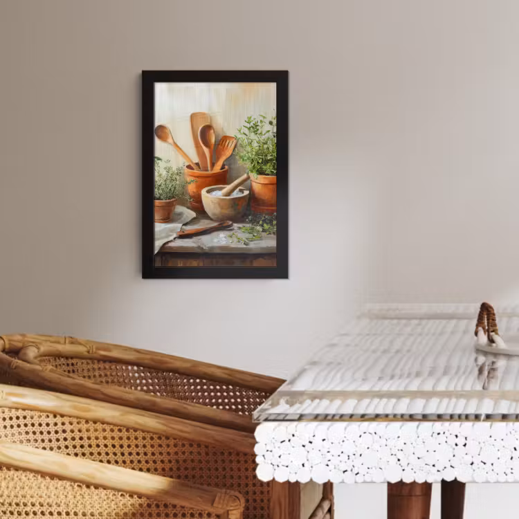 KitchenYeah - Cucina - Cornice per foto - Vasi - Erbe - Legno — 4