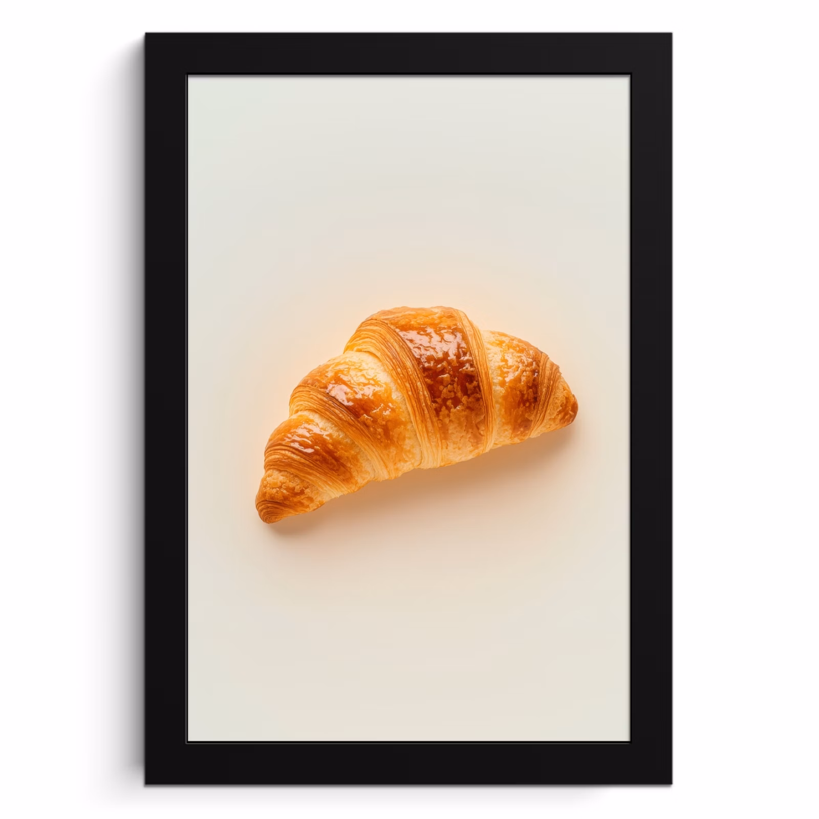KitchenYeah - Cucina - Cornice per foto - Croissant - Pane - Beige — 1