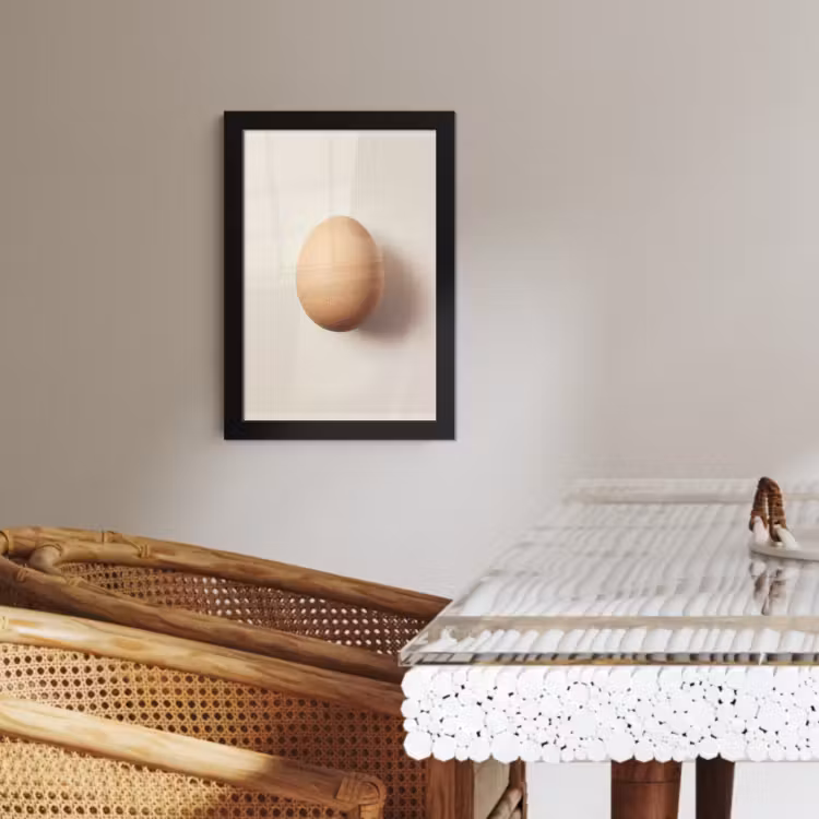 KitchenYeah - Cucina - Cornice per foto - Uovo - Beige - Ovale - Ovale — 3