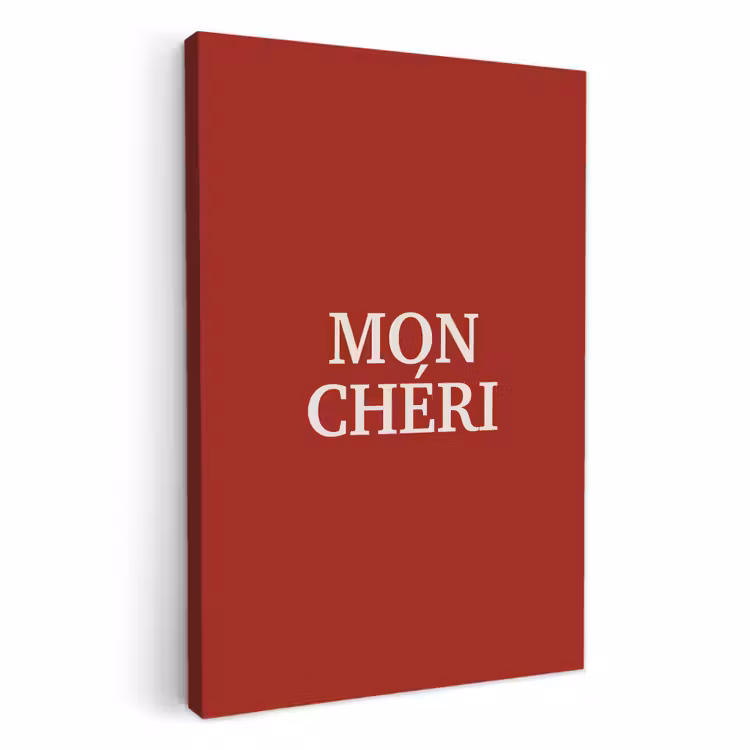 Dipinti su tela - Rosso - Francese - Citazioni — 1