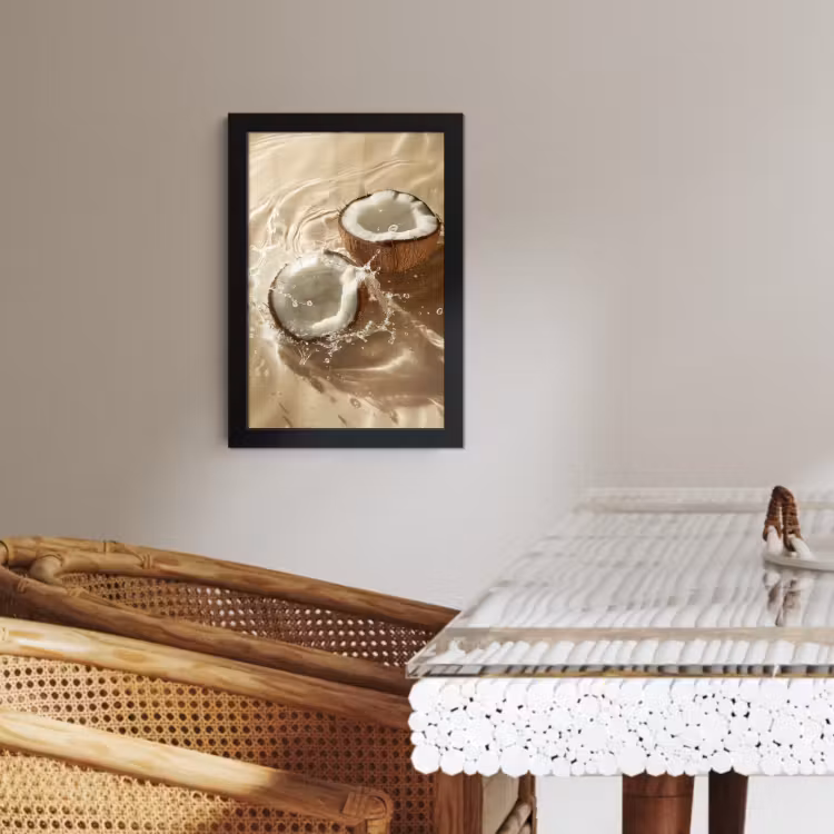 KitchenYeah - Cucina - Cornice per foto - Acqua di cocco - Acqua - Beige - Spruzzi — 4