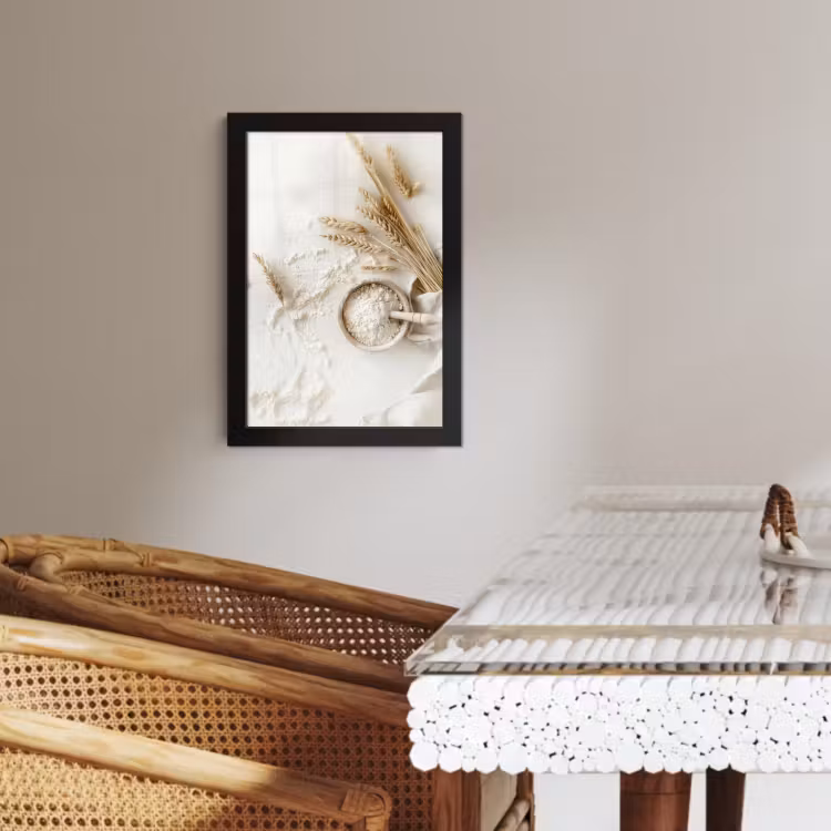 KitchenYeah - Cucina - Cornice per foto - Fiore - Legno - Grano — 4