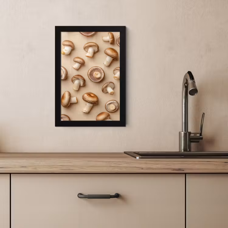 KitchenYeah - Cucina - Cornice per foto - Funghi di castagno - Beige — 4