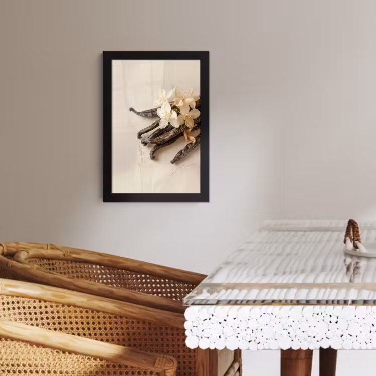 KitchenYeah - Cucina - Cornice per foto - Vaniglia - Floreale - Beige — 4