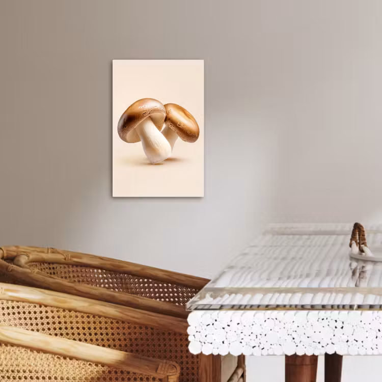 Dipinti su tela - Funghi - Morbido - Beige — 1