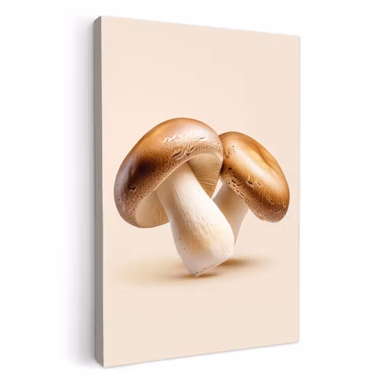 Dipinti su tela - Funghi - Morbido - Beige — 2