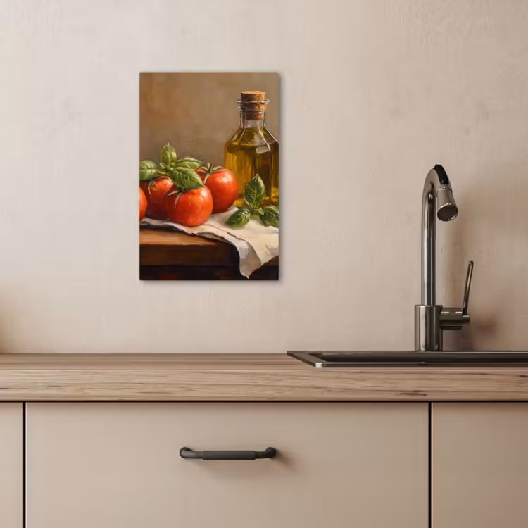 Dipinti su tela - Pomodori - Olio d'oliva - Natura morta — 3