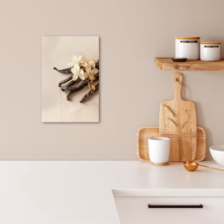 Dipinti su tela - Vaniglia - Floreale - Beige — 1