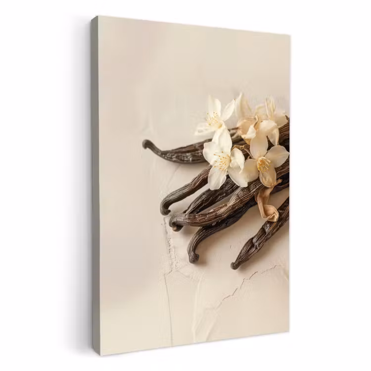 Dipinti su tela - Vaniglia - Floreale - Beige — 2
