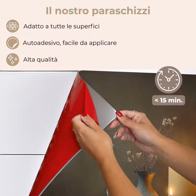 Paraschizzi cucina - Candele - Natura morta - Rustico - Libri — 4