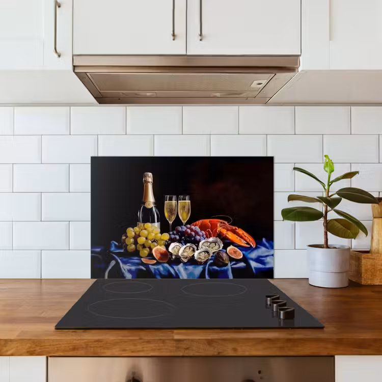Paraschizzi cucina - Champagne - Lusso - Ostriche — 3
