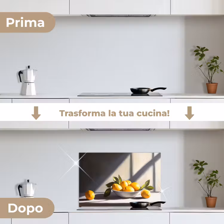 Paraschizzi cucina - Limoni - Natura morta - Giallo — 7