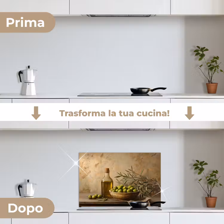 Paraschizzi cucina - Olive - Natura morta - Vintage — 7