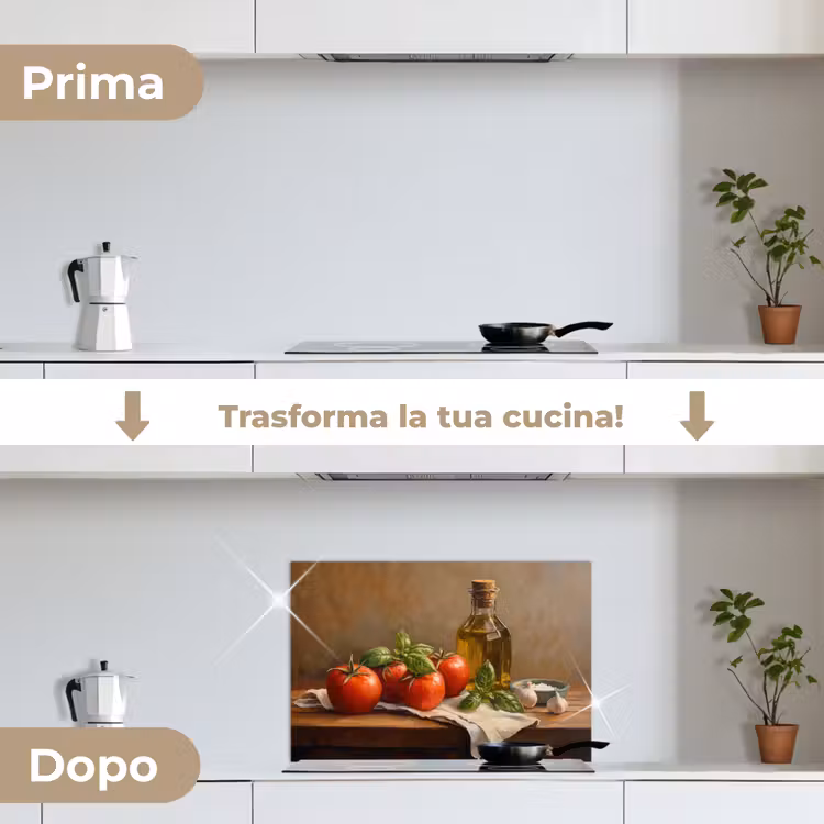 Paraschizzi cucina - Pomodori - Olio d'oliva - Natura morta — 7