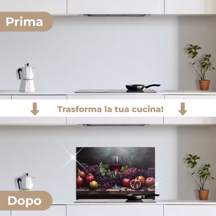 Paraschizzi cucina - Vino - Frutta - Natura morta — 7
