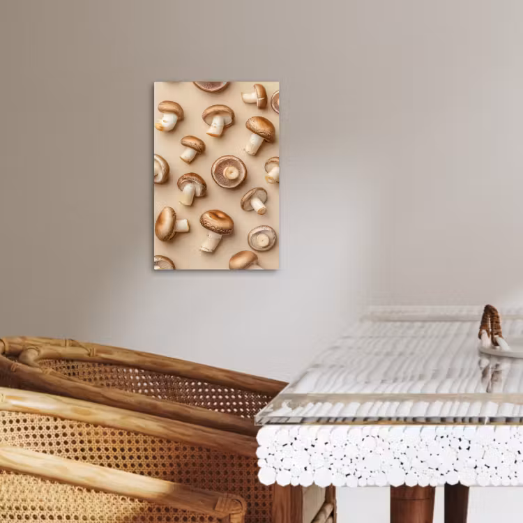 Dipinti su tela - Funghi di castagno - Beige — 3
