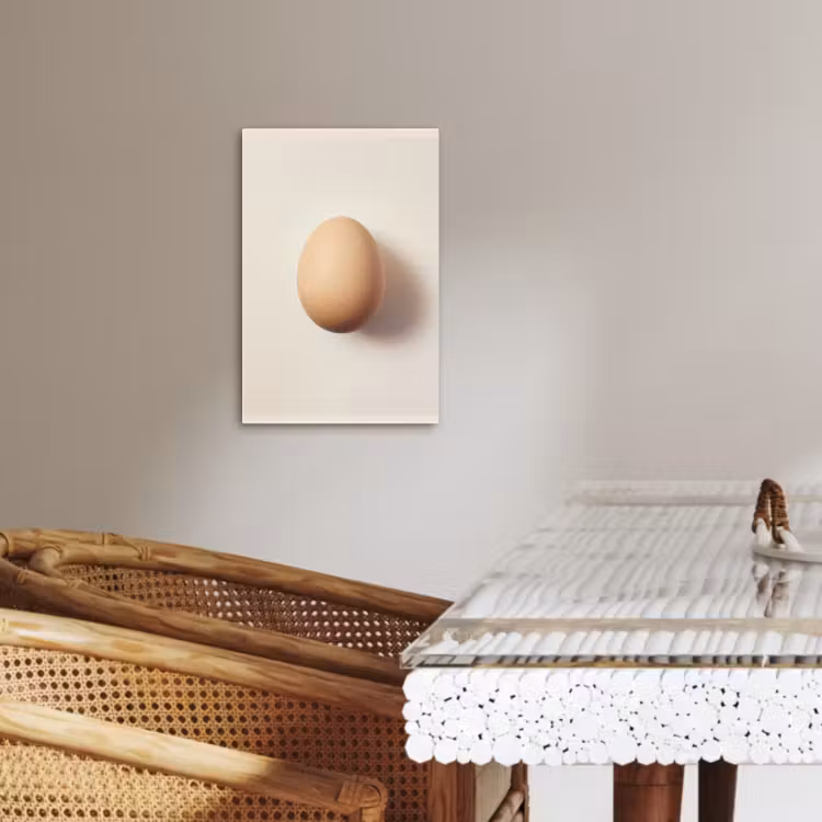 Dipinti su tela - Uovo - Beige - Ovale - Ovale — 2