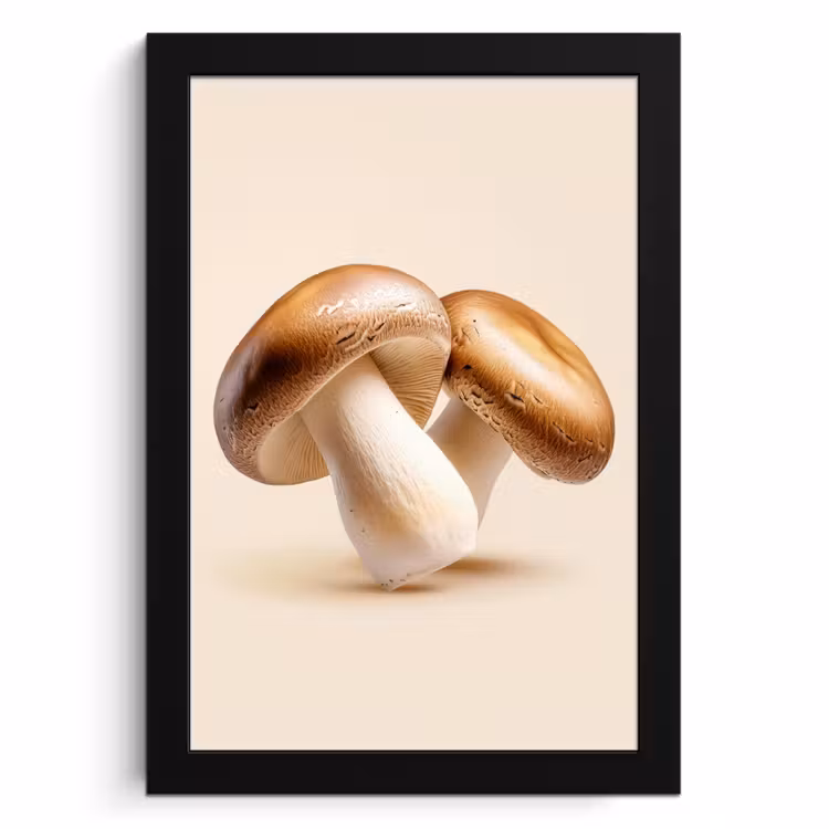 KitchenYeah - Cucina - Cornice per foto - Funghi - Morbido - Beige — 1