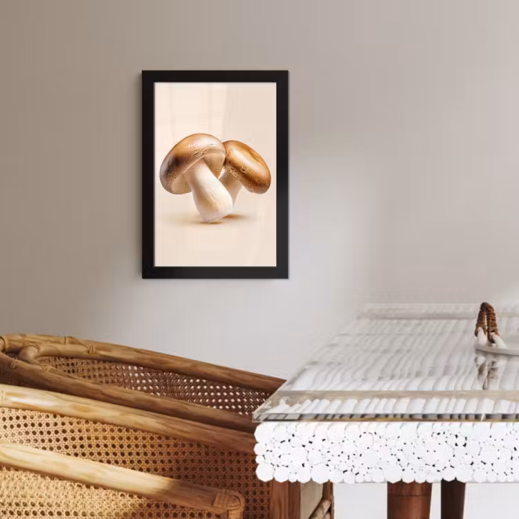 KitchenYeah - Cucina - Cornice per foto - Funghi - Morbido - Beige — 3