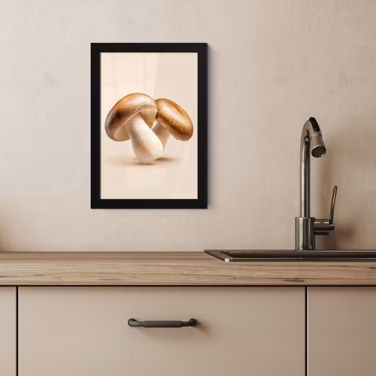 KitchenYeah - Cucina - Cornice per foto - Funghi - Morbido - Beige — 4