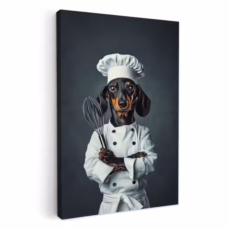 Dipinti su tela - Cane - Garde - Cuoco — 1