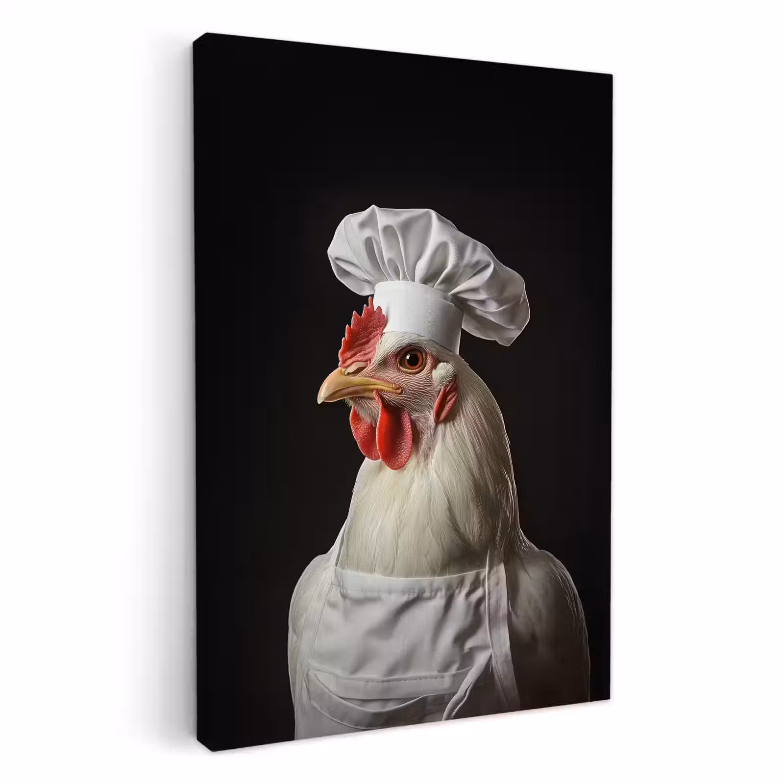 Dipinti su tela - Cuoco - Rosso - Pollo — 1