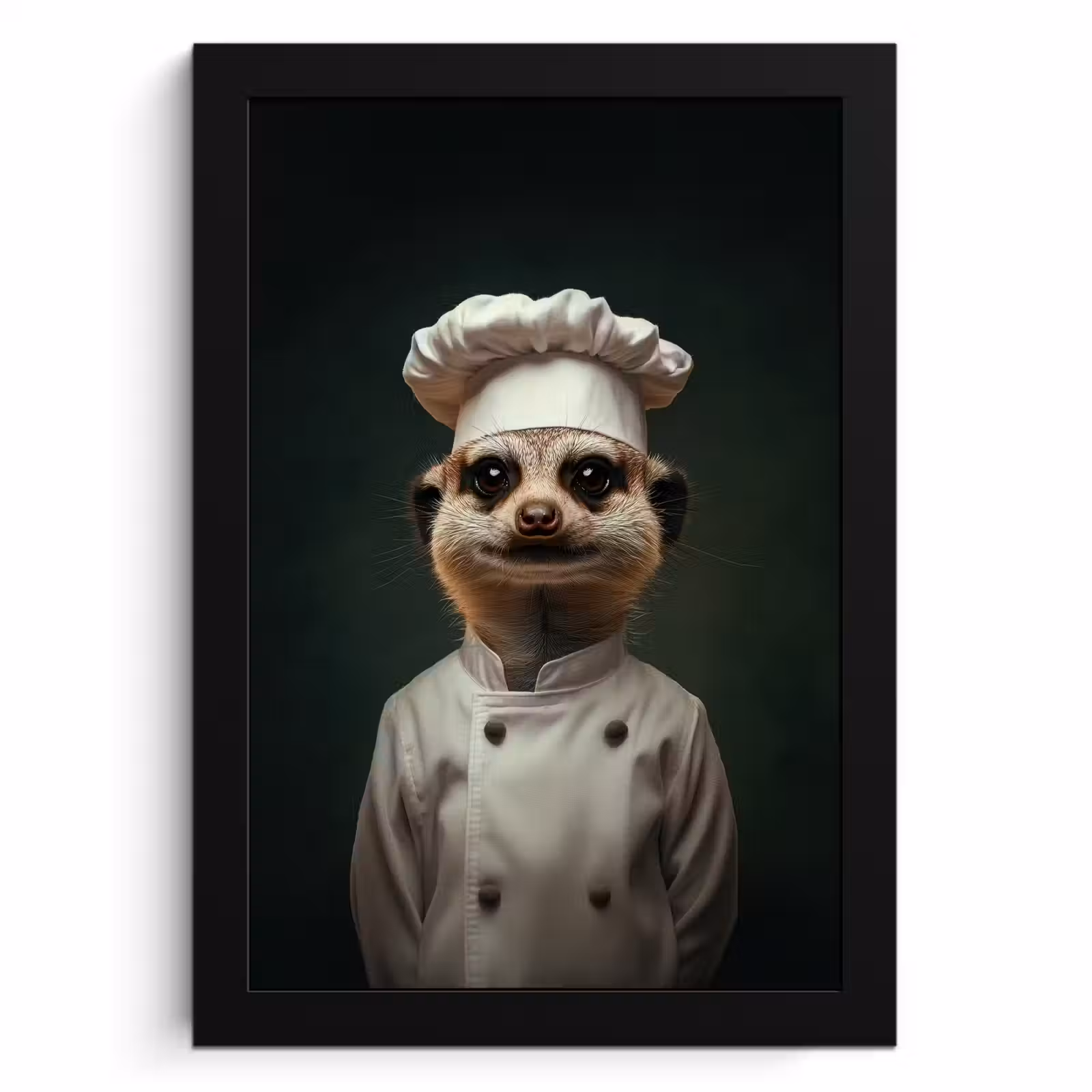 KitchenYeah - Cucina - Cornice per foto - Animale - Cuoco - Meerkat — 1