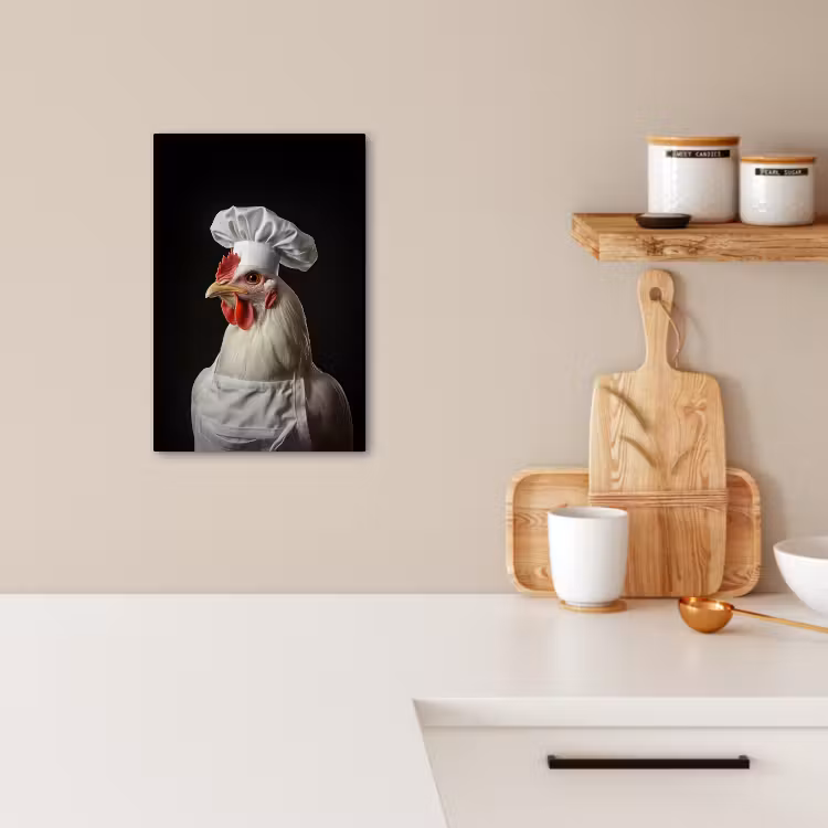 Dipinti su tela - Cuoco - Rosso - Pollo — 3