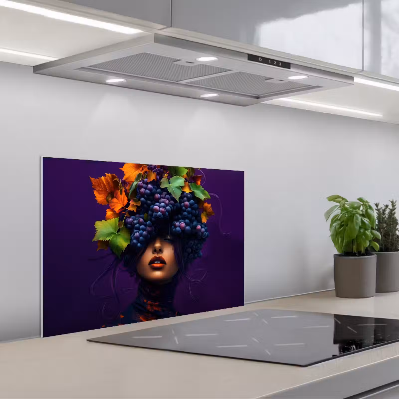 Paraschizzi cucina - Donna - Viola - Uva — 1