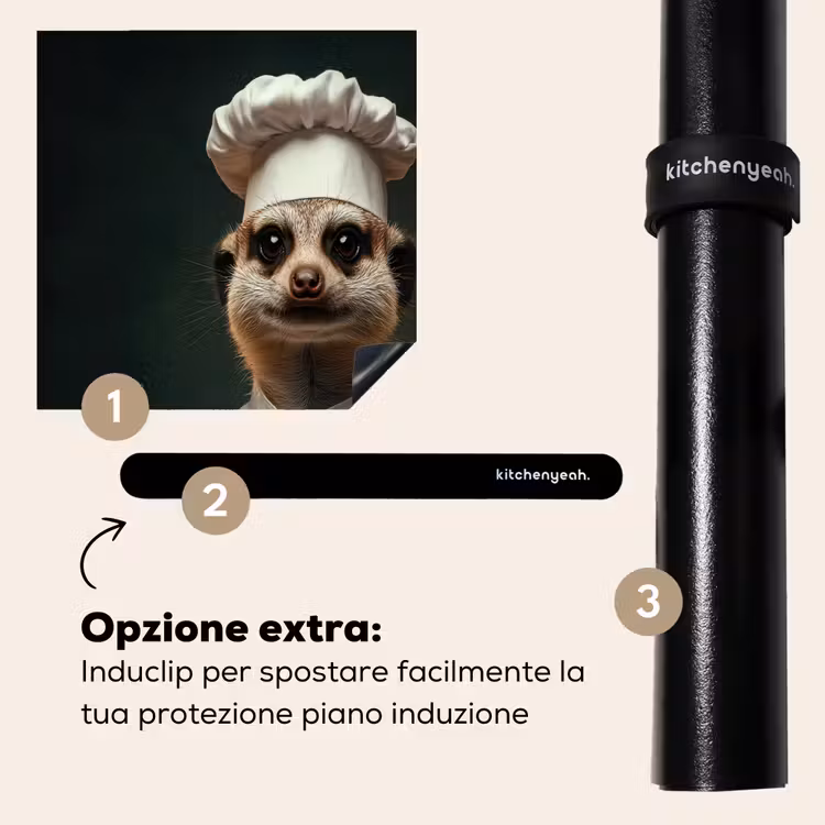 Protezione piano induzione - Animale - Cuoco - Meerkat — 8