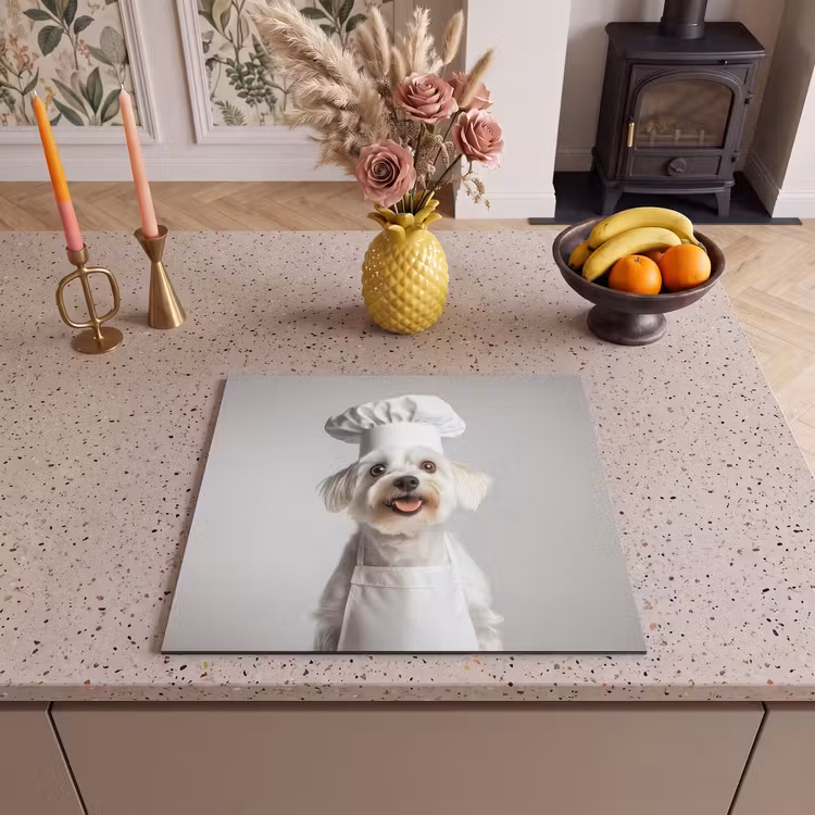 Protezione piano induzione - Cane - Bianco - Cuoco — 3