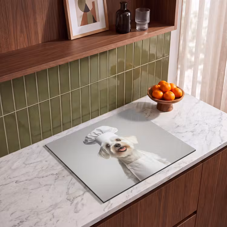 Protezione piano induzione - Cane - Bianco - Cuoco — 4