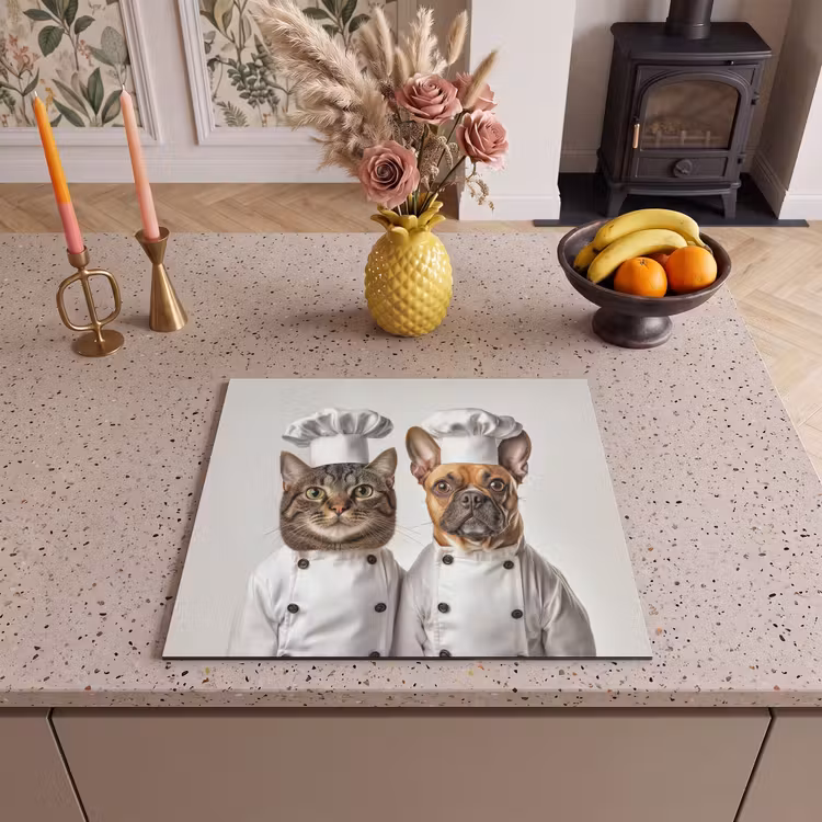 Protezione piano induzione - Gatto - Cane - Vestiti da cuoco — 3