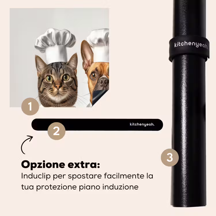 Protezione piano induzione - Gatto - Cane - Vestiti da cuoco — 8