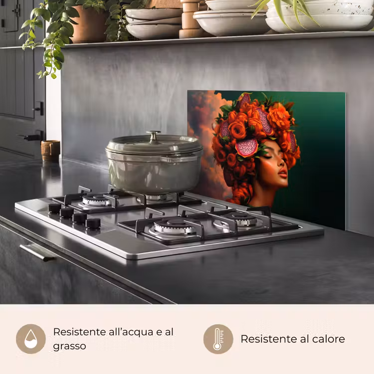 Paraschizzi cucina - Donna - Bevande alla frutta - Rose — 2