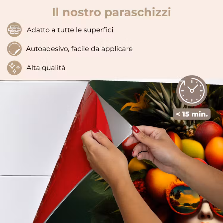 Paraschizzi cucina - Donna - Frutta - Papaya - Ananas — 4